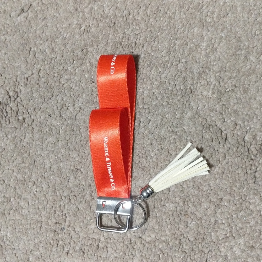 Tiffany & Co. Vibrant Orange Key Ring - Picture 3 of 3